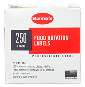[23SLINB250-PACK-O] Paquete de 250 etiquetas biodegradables en blanco (Outlet) - Cambro