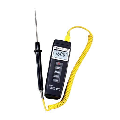 [981017] Termómetro Digital  Termocupla Rango -200ºc a 1370ºc  - Taylor Precision