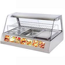 [VVC1200] Vitrina caliente con humedad 120cm  Roller grill