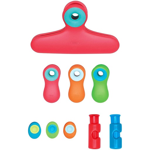 [13141800] Juego de Pinzas multipropósito 3 tamaños 9 Piezas - Oxo