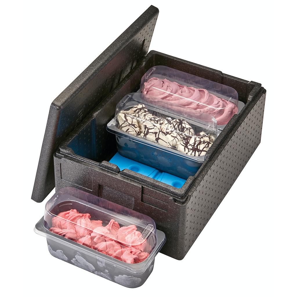 [EPP180X110] Contenedor isotermico con tapa superior GoBox para recipientes de Gelato - Cambro