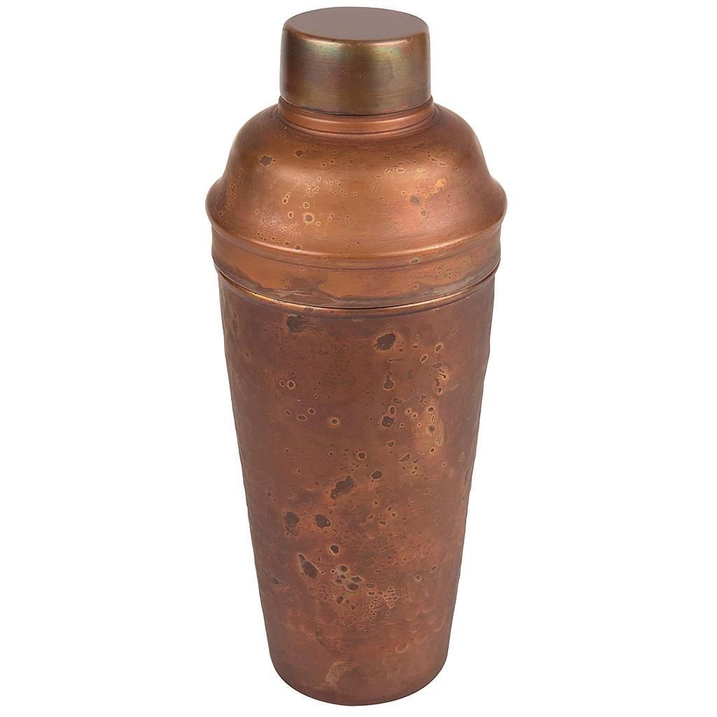 [ACSH] COCKTAIL SHAKER, ANTIQUE COPPER, HAMMERED, 24 OZ. 4_ DIA. X 9-1/4_ H - American Metalcraft