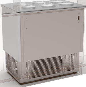 [E4369S2100] Congelador horizontal para helado de 6 sabores Dolce Vita IN - Framec