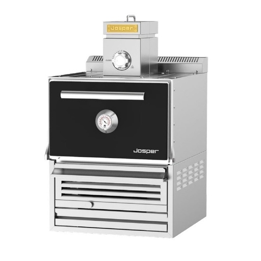 [HJX-PRO-S80-NC] Horno brasa Small con puerta negra - Josper