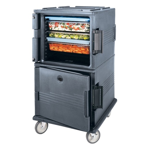 [UPCH1600401] Carro mantenedor doble compartimiento eléctrico 73 x u84.7 x1.37cm. Color azul pizarra - Cambro USA