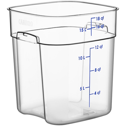 [18SFSPROCW135] Contenedor de alimentos en policarbonato de 17,2 l Fresh Pro - Cambro China