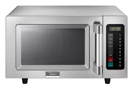 [1025F1A] Horno microondas 0,9 pies cubicos, 1000 W para trabajo ligero - Midea