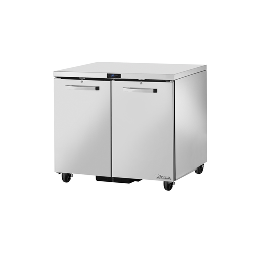 [TUC-36-HC-SPEC3-LP] Refrigerador bajo mesa con puertas sólidas con paquete de especificaciones 3 con ruedas de 1 1/2" low profile - True