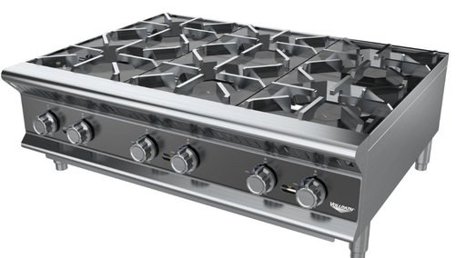 [HPG6-36] Estufa a gas de 6 puestos 36" - Vollrath