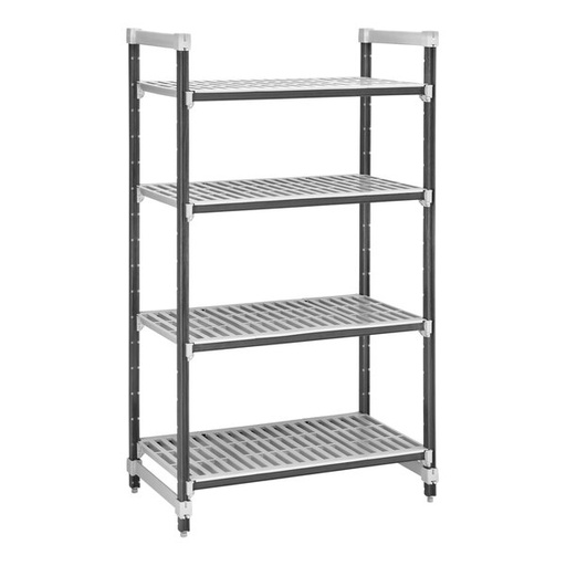 [EXU184872V4480] Unidad inicial de estanteria de 18 x 48" x 72" con 4 entrepaños XTRA - Cambro China