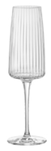 [349790BZM021990] Copa Exclusiva Prosecco 8 1/2 oz | 255 ml - Alt 22,5cm Dim 4,75 cm Tipo de Vidrio Star Glass - Bormioli Rocco