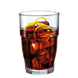 [516170BCM121990] Vaso largo Rock Bar 12 1/2 oz | 370 ml - Alt 12cm Dim 8,3 cm Tipo de Vidrio Vidrio Templado - Bormioli Rocco
