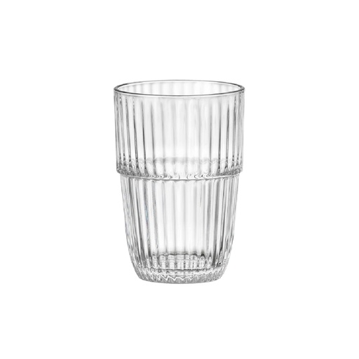 [127312BCG021990] Vaso largo Barshine 12 3/4 oz | 380 ml - Alt 12cm Dim 8,3 cm Tipo de Vidrio Vidrio Templado - Bormioli Rocco