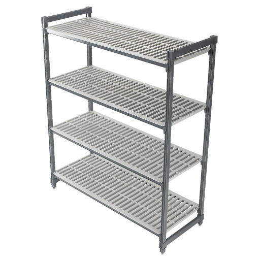[ESU244272V4580-O] Unidad de estantería inicial Elements con 4 entrepaños ventilados, 107cm. x 61cm. x 183cm. (frente, fondo, alto) (Outlet) - Cambro