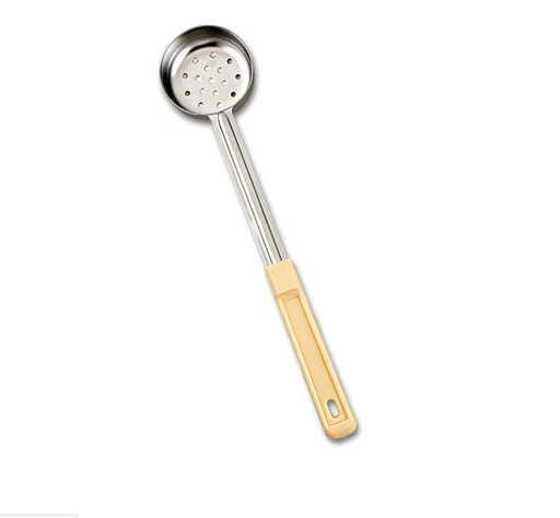 [5757431] Cuchara  porcionadora perforada de 3 oz perforada mango Beige - Browne