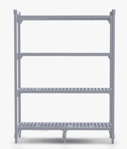 [CPU185472V4480-KIT]  Estante premium Camshelving consta de dos  conjuntos de postes y 4 entrepaños: Dimensiones armado: 18"x54"x72"-Cambro China