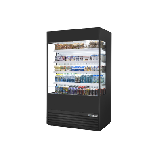 [TOAM-48GS-HC-NSL01] Refrigerador exhibidor abierto con vidrio en los costados de 48" - True