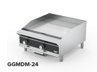 [GGMDM-24] Plancha a gas de 24" para trabajo medio, con controles manuales - Vollrath