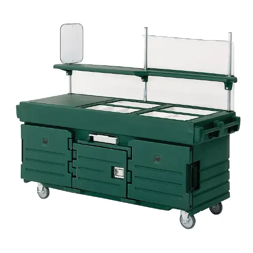[KVC854519] Carro Camkiosk color verde - Cambro USA