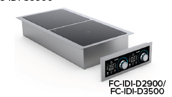 [FC-IDI-D3500] Estufa de inducción doble de empotrar 3500 W - Vollrath