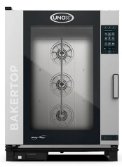[XEBC-10EU-GPRM] Horno combinado a gas para 10 bandejas de 600 x 400 mm con  panel de control táctil de 9,5"  - Unox