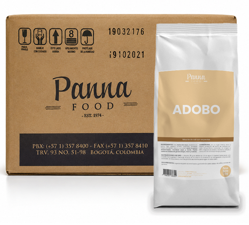 [PT85-2001VB-MD] Adobo. Sal con Especias Puras Molidas caja x 6 und de 2 kg - Panna Food-MD