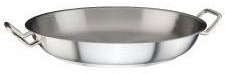 [0144.04006.42] Olla para paella en acero inoxidable, acabado espejo, 2 asas, diámetro 40 cm. de diámetro, compatible para inducción - Ozti