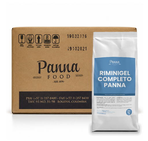 [RI-988B-MD] Riminigel completo panna, caja x 6 unidades de 2 kg - Panna Food MD