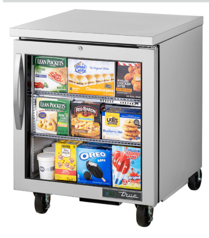 [TUC-27FG-HC-FGD01] Congelador bajo mostrador 27" V01 con refrigerante de hidrocarburo R290 - True