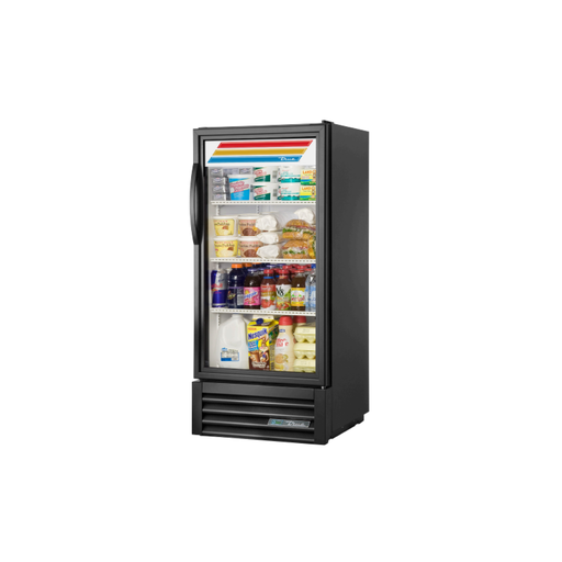 [GDM-10-HC-TSL01] Exhibidor refrigerado con puerta de vidrio de 3 parrillas y refrigerante HC R290 - True