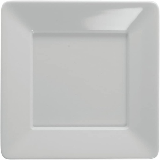 [TSQ-12AS-O] Plato cuadrado para cuenco blanco (Outlet) - Delfin